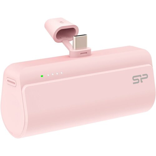 Silicon Power PE QD50 | Powerbank | 5.000 mAh | 20W Power Delivery | USB-C | Roze Silicon Power PE QD50 | Powerbank | 5.000 mAh | 20W Power Delivery | USB-C | Roze