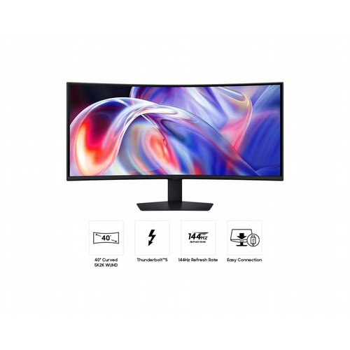 Samsung ViewFinity S8 S85TH | 40" 5K2K | 144Hz | Thunderbolt 5 | Curved Ultrawide Monitor | Zwart Samsung ViewFinity S8 S85TH | 40" 5K2K | 144Hz | Thunderbolt 5 | Curved Ultrawide Monitor | Zwart