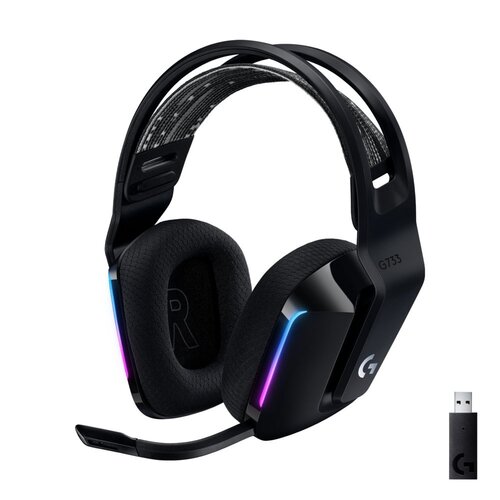Logitech G G733 LIGHTSPEED Wireless Gaming Headset | RGB | Zwart Logitech G G733 LIGHTSPEED Wireless Gaming Headset | RGB | Zwart