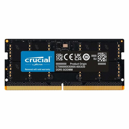 Crucial | 32GB DDR5 | 5600MHz | SO-DIMM | CL46 | Geheugenmodule | RAM Crucial | 32GB DDR5 | 5600MHz | SO-DIMM | CL46 | Geheugenmodule | RAM