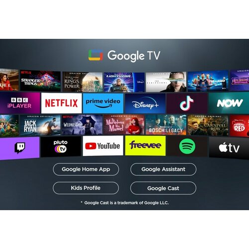 TCL 55V6C | 55" 4K Ultra HD DLED Smart TV | Google TV | Dolby Vision | 60Hz (2025)