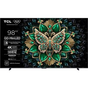 TCL 98C61K | 98" 4K QD-Mini LED Smart TV | Google TV | 120Hz | Dolby Vision IQ