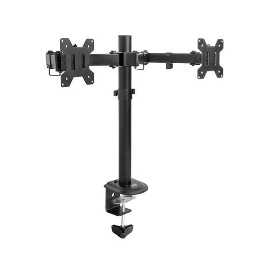 ACT Essentials AC8362 | Monitorarm voor 2 Schermen tot 32" | 8kg per Scherm | VESA 75x75 / 100x100 | Bureauklem ACT Essentials AC8362 | Monitorarm voor 2 Schermen tot 32" | 8kg per Scherm | VESA 75x75 / 100x100 | Bureauklem