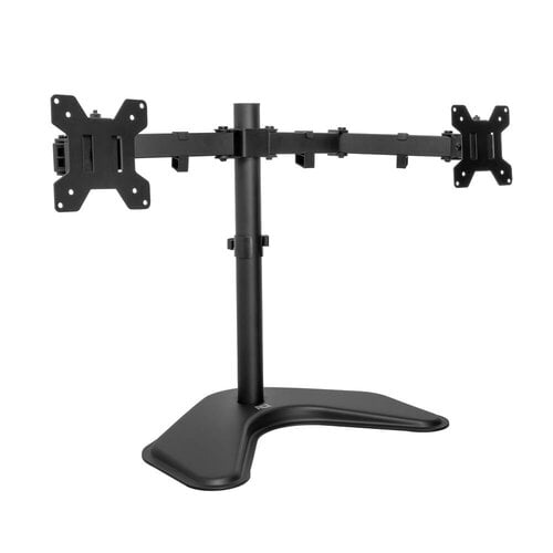 ACT Essentials AC8363 | Monitorarm voor 2 Schermen tot 32" | 8kg per Scherm | VESA 75x75 / 100x100 | Bureauvoet