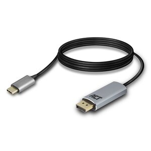 ACT AC7035 | USB-C naar DisplayPort Kabel | 1,8 m ACT AC7035 | USB-C naar DisplayPort Kabel | 1,8 m