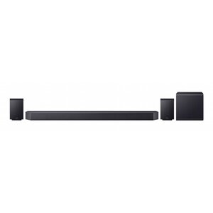 Samsung HW-Q990H Q-Series | 11.1.4-kanaals Dolby Atmos Soundbar | Draadloze Subwoofer & Rear Speakers | Zwart Samsung HW-Q990H Q-Series | 11.1.4-kanaals Dolby Atmos Soundbar | Draadloze Subwoofer & Rear Speakers | Zwart