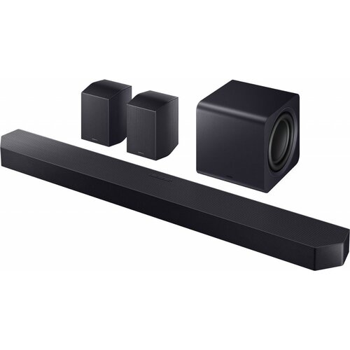 Samsung HW-Q990H Q-Series | 11.1.4-kanaals Dolby Atmos Soundbar | Draadloze Subwoofer & Rear Speakers | Zwart Samsung HW-Q990H Q-Series | 11.1.4-kanaals Dolby Atmos Soundbar | Draadloze Subwoofer & Rear Speakers | Zwart