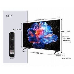 TCL 50P6K | 50" 4K UHD LED TV | HDR10 | Google TV TCL 50P6K | 50" 4K UHD LED TV | HDR10 | Google TV