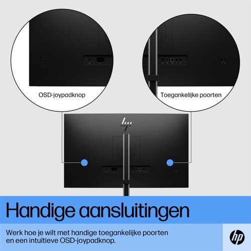 Hewlett Packard HP E27 G5 27'' | 1920x1080 IPS | 75Hz | USB-Hub | Ergonomisch Design | Full HD Monitor