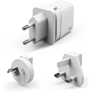 Silicon Power QM16 Oplader | USB-C + USB-A | 20 Watt PD + QC 3.0 | Wit