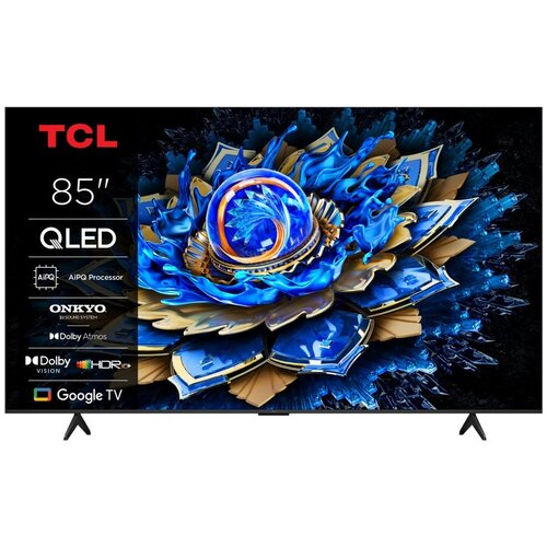 TCL 85T69C 85" | 4K QLED Smart TV | Google TV | Dolby Vision | Zwart TCL 85T69C 85" | 4K QLED Smart TV | Google TV | Dolby Vision | Zwart