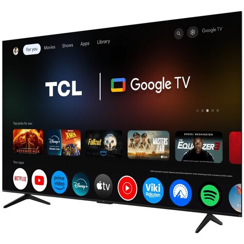 TCL 85T69C 85" | 4K QLED Smart TV | Google TV | Dolby Vision | Zwart TCL 85T69C 85" | 4K QLED Smart TV | Google TV | Dolby Vision | Zwart