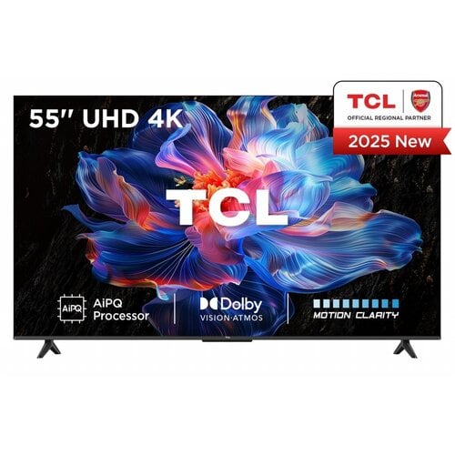 TCL 55V6C | 55" 4K Ultra HD DLED Smart TV | Google TV | Dolby Vision | 60Hz (2025) TCL 55V6C | 55" 4K Ultra HD DLED Smart TV | Google TV | Dolby Vision | 60Hz (2025)