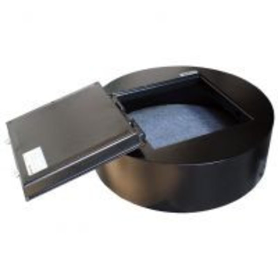 Autokluis R-1 passend in de reservewiel ruimte van de auto