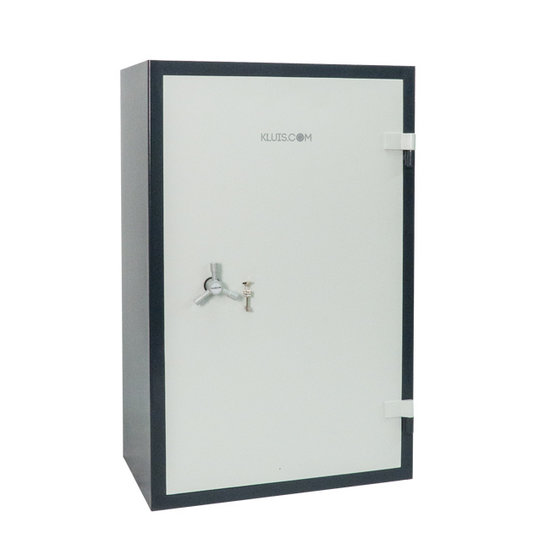 Deze archiefkluis heeft een hoogte van 125 cm.