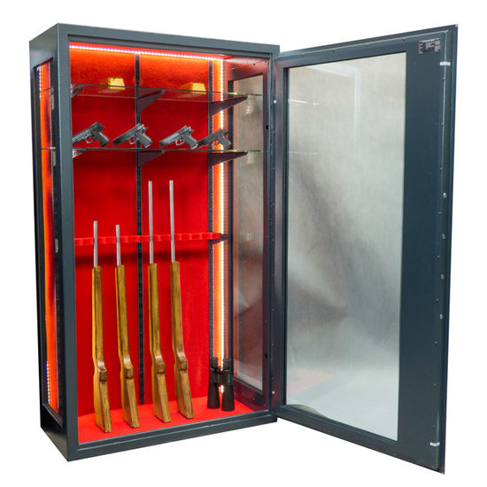 1843 Glass-case PantzerGlass avec trois vitrages latéraux