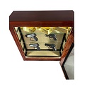 2154 Glass-case Pantzerglass  with two big internal safes - Copy