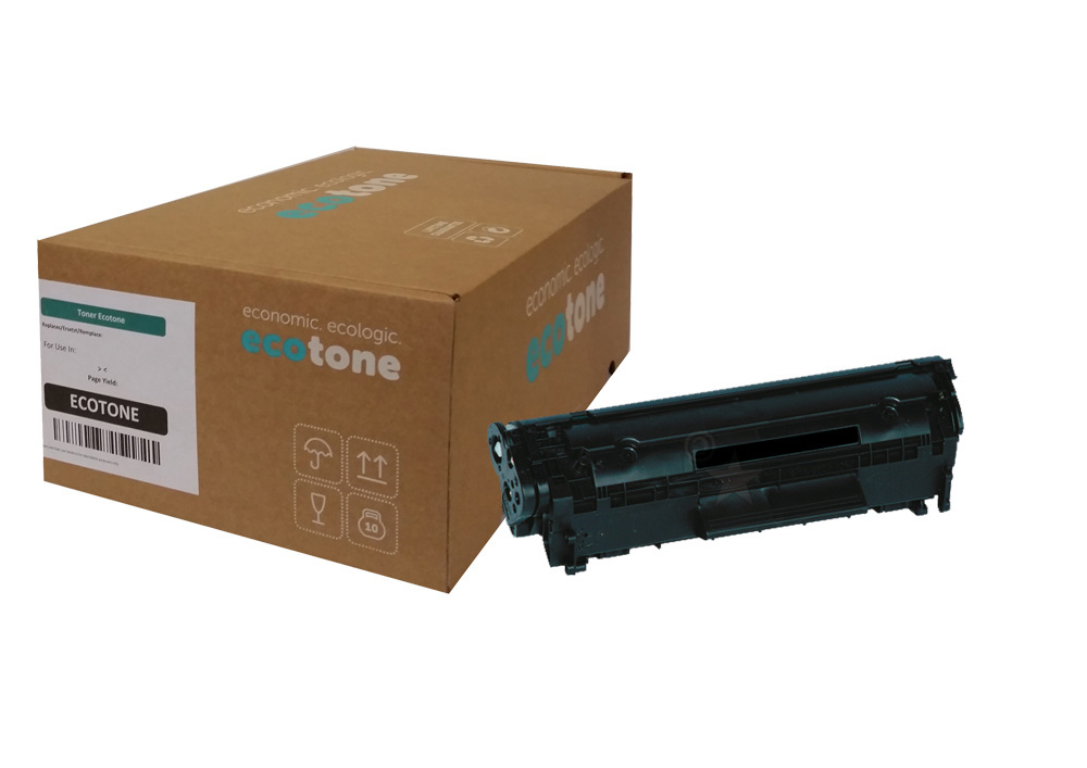 Ecotone HP 12A (Q2612A) toner black 4000 pages (Ecotone)