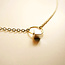 Oogjes collier 14kt geel goud