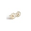 Gouden 'Kaatjes' oorstekers met diamant