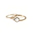 Boeketring met parel en diamant