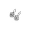 Boeketreeks oorhangers Wit goud Medium Diamant