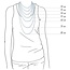 vanNienke Tulp collier groot, goud, parel