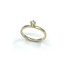 Geel gouden boekstring solitair met diamant