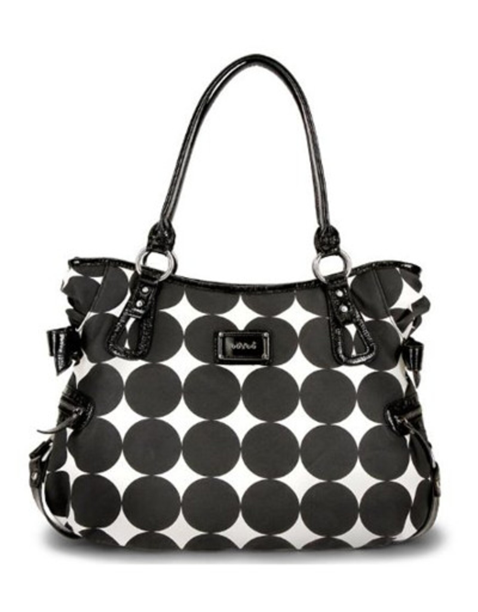 Ooyoo Christina Hobo Tote Bag - Black and White