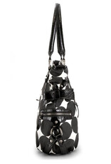 Ooyoo Christina Hobo Tote Bag - Black and White