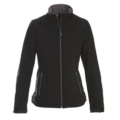 Softshell jacket dames zwart