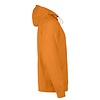 Fleece hoodie heren oranje
