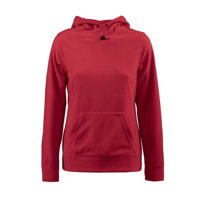 Geocaching Fleece hoodie vrouwen rood
