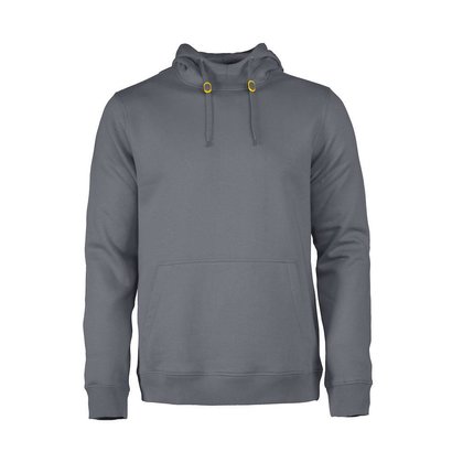 Hoodie heren staalgrijs