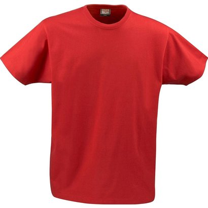 t-shirt heren met ronde hals rood