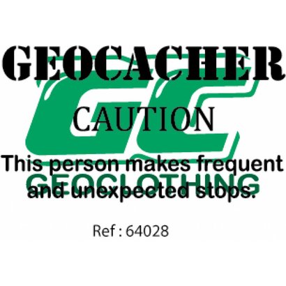 Geocacher caution