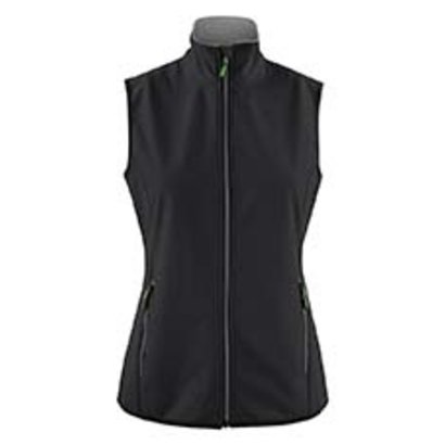 Softshell bodywarmer dames zwart