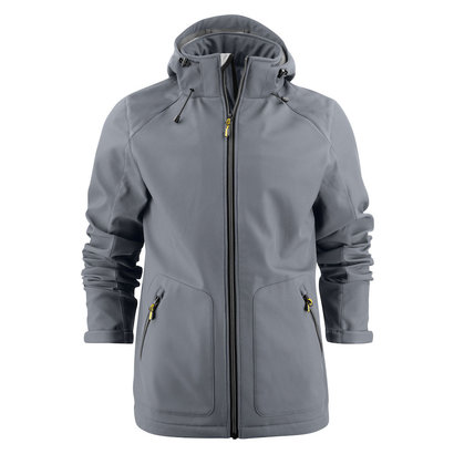 Softshell Karting heren staalgrijs