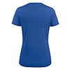 Polyester sportshirt voor dames blauw