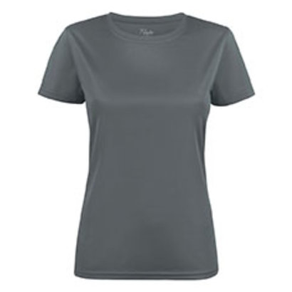 Polyester sportshirt voor dames metal