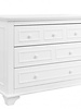 BOPITA Bed 60x120 + Chest of drawers + Closet Charlotte white