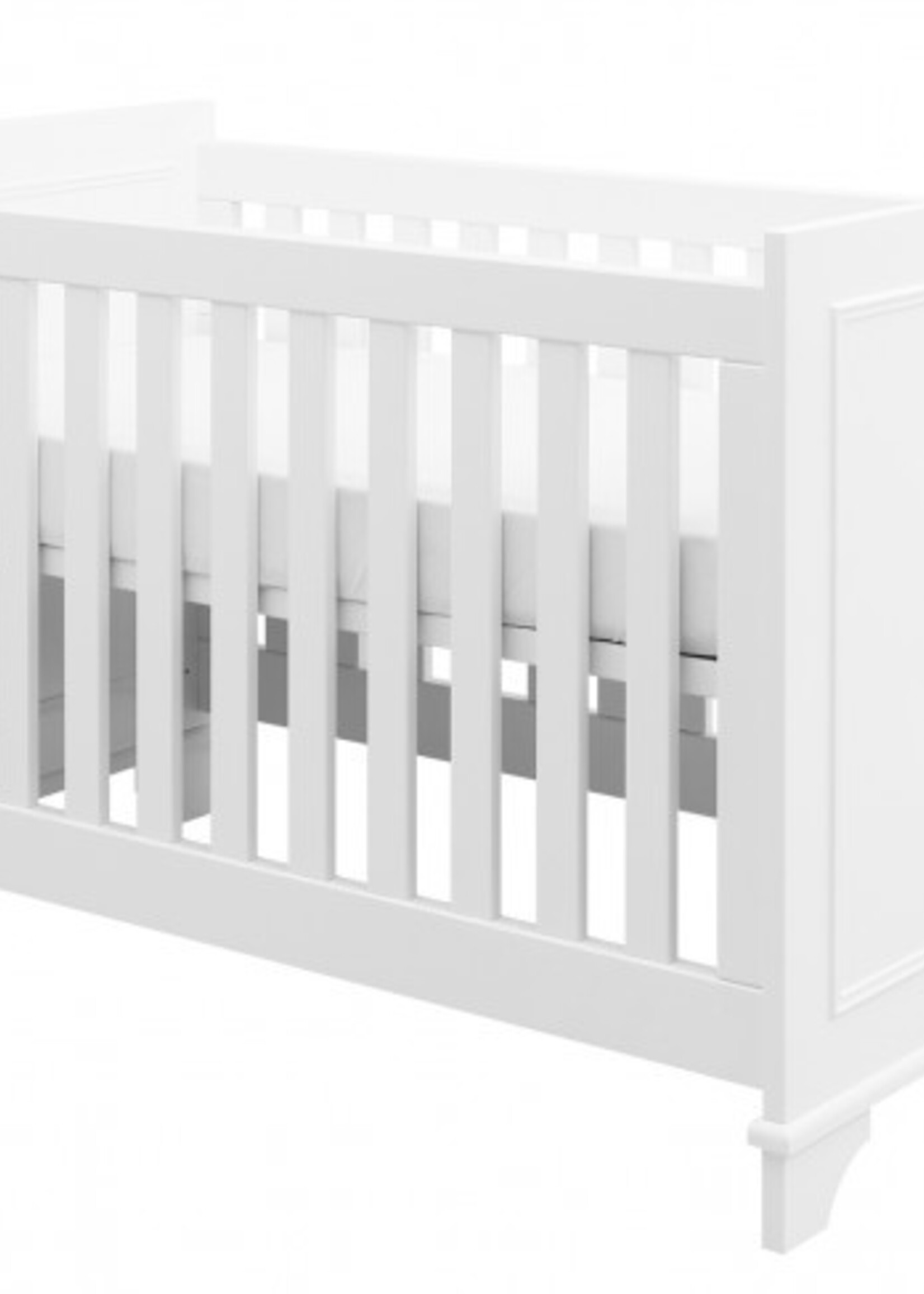 BOPITA Bed 60x120 + Commode Charlotte wit