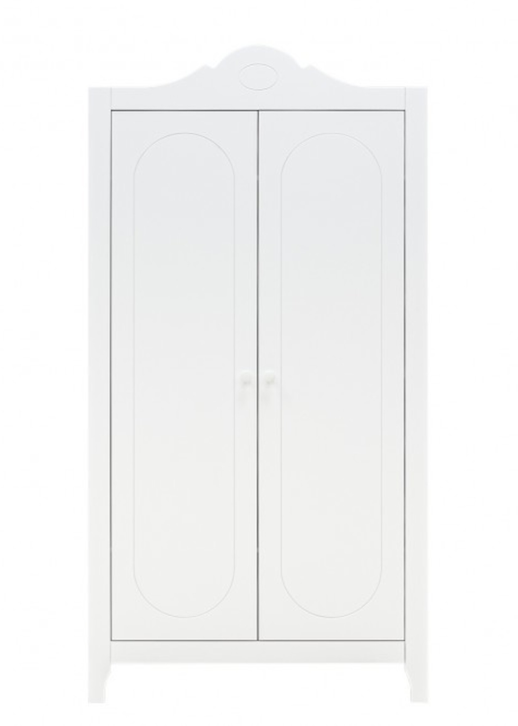 BOPITA Bed 60x120 + Chest of drawers + Closet Evi white