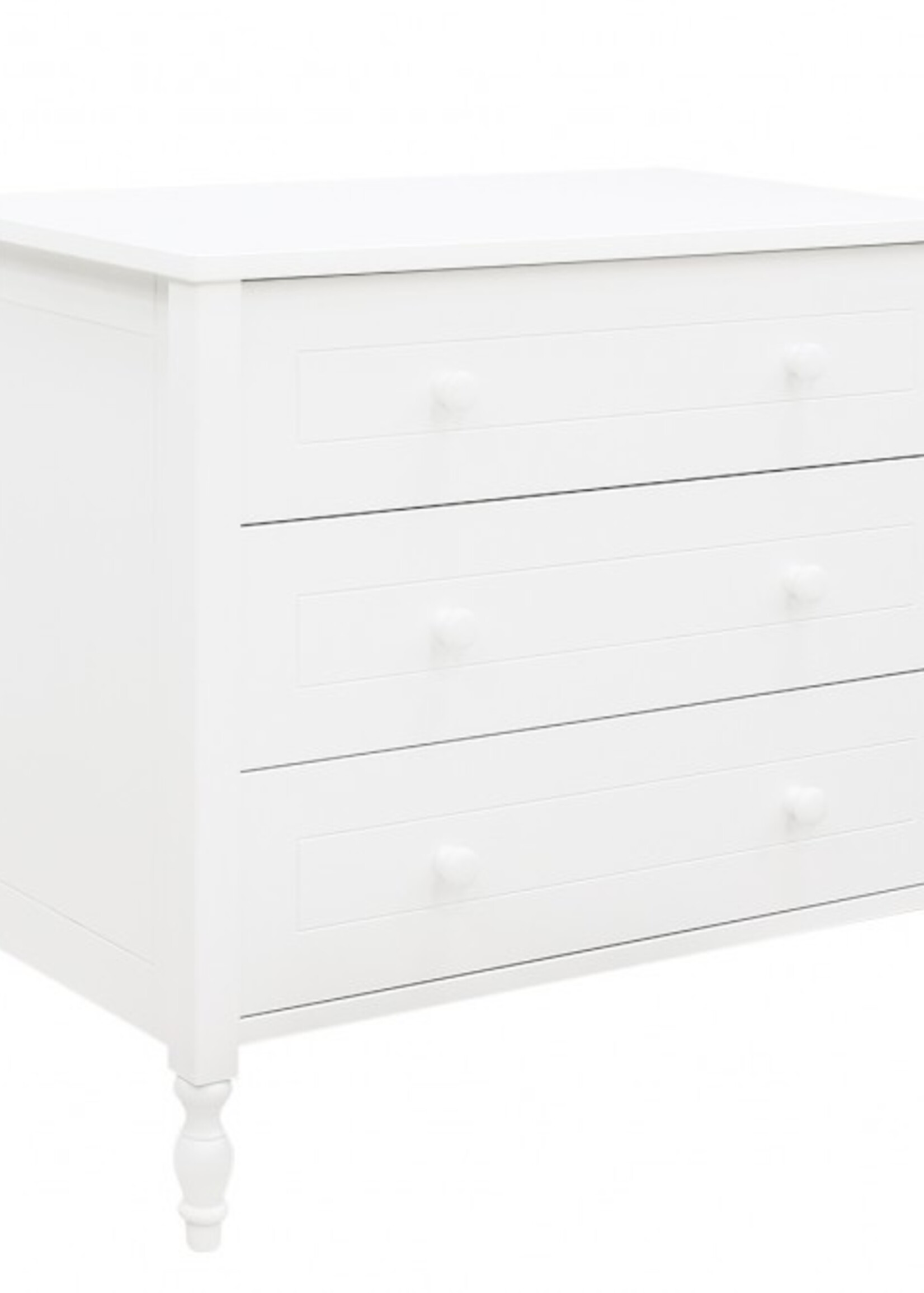 BOPITA Lit 60x120cm  + commode + armoire Belle blanc