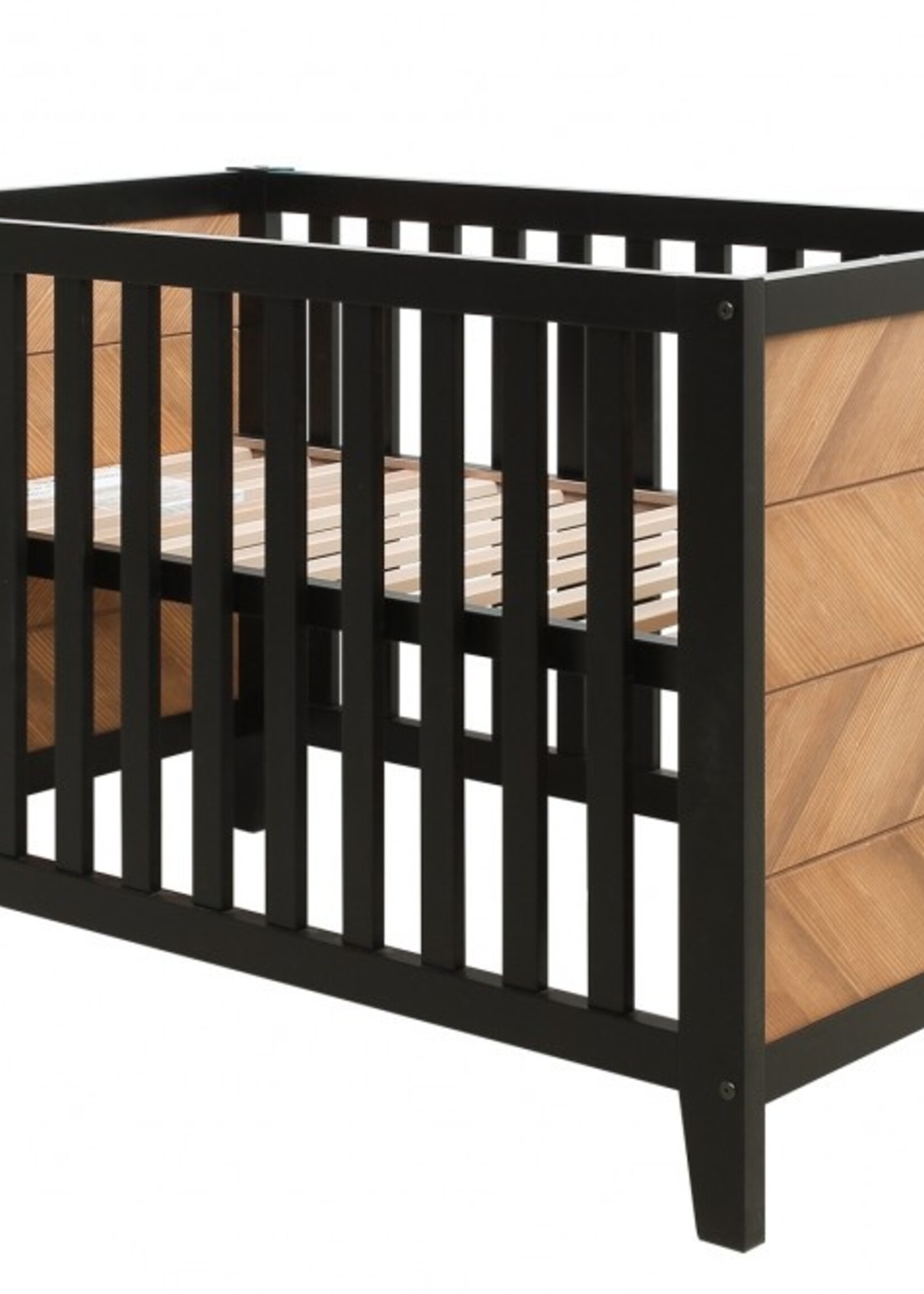 BOPITA Bed 60x120 + Chest of drawers + Closet Job vintage honey