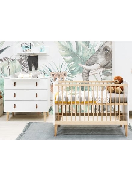 BOPITA INDY 2-PART BABY ROOM WHITE/NATURAL