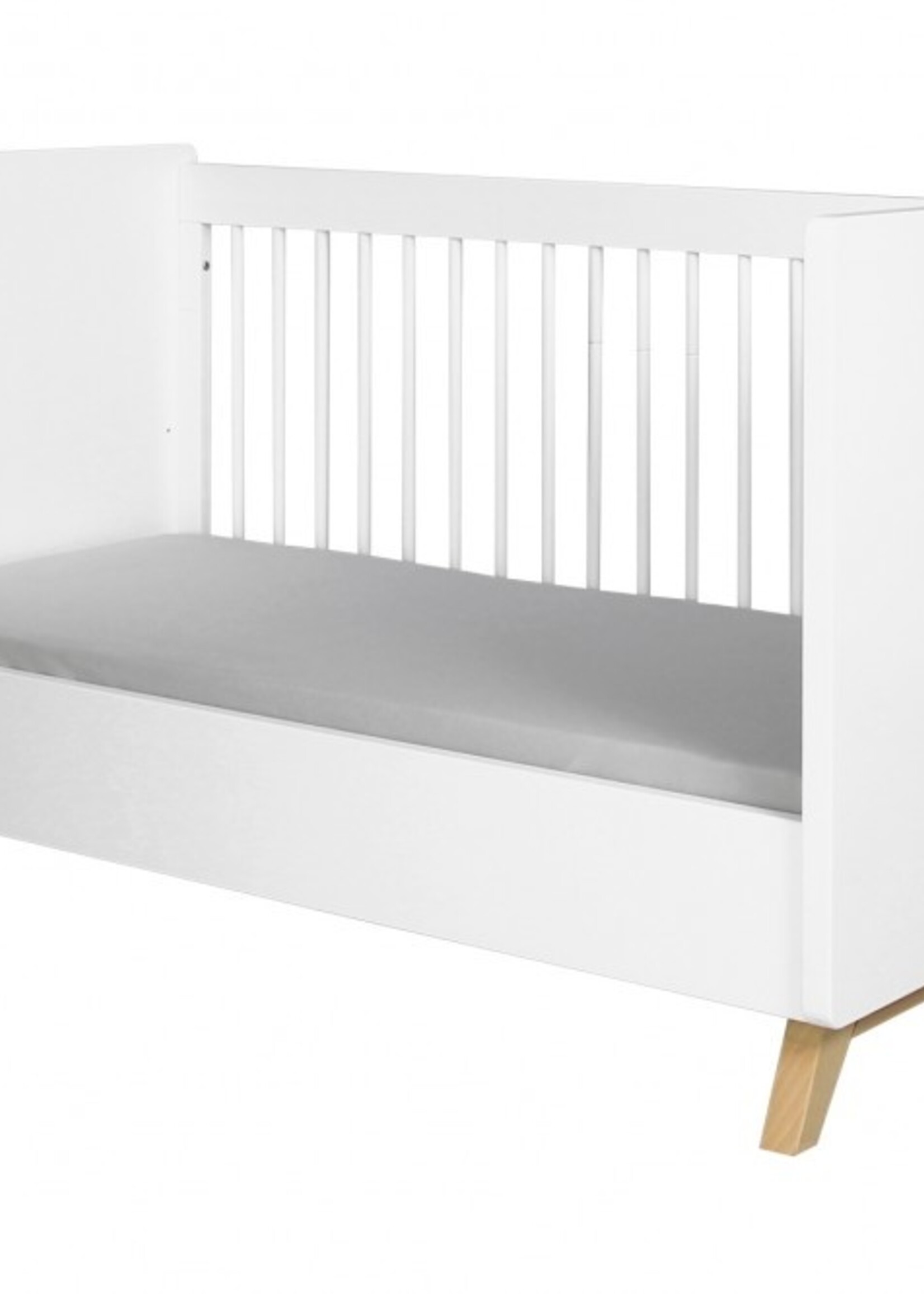 BOPITA Bed 70x140cm  Lynn wit / natuur