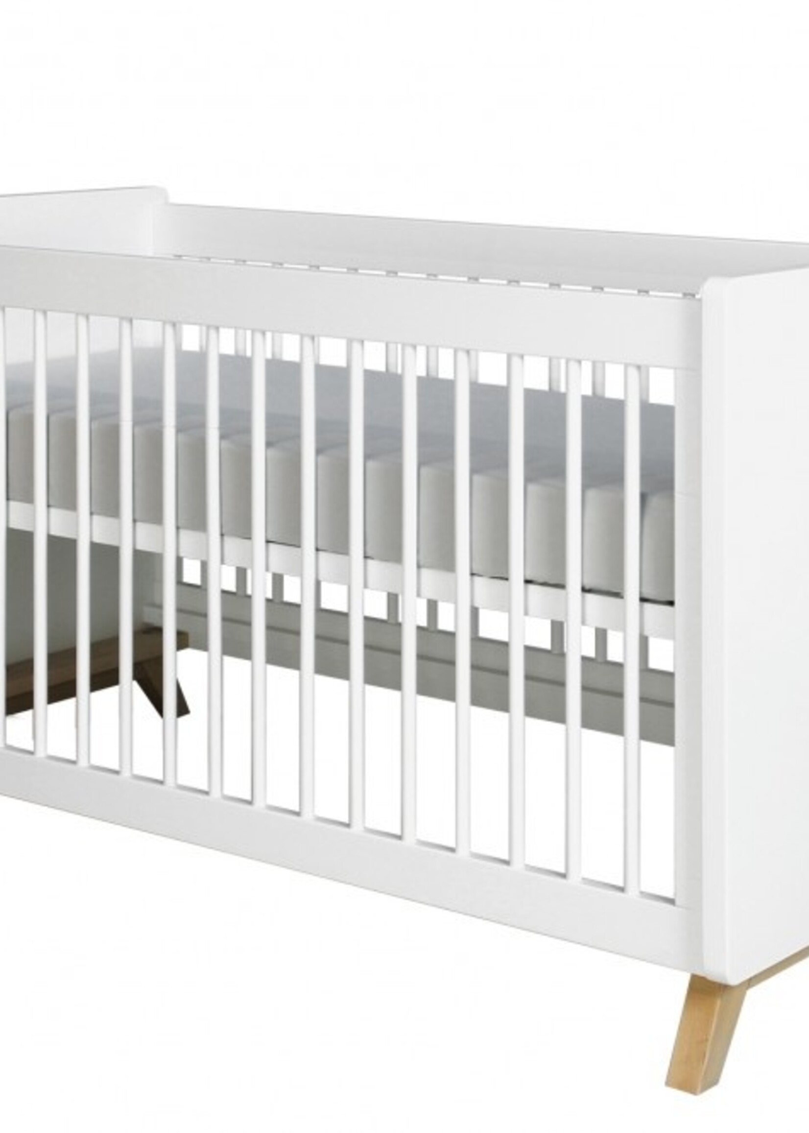 BOPITA Bed 70x140cm  Lynn wit / natuur