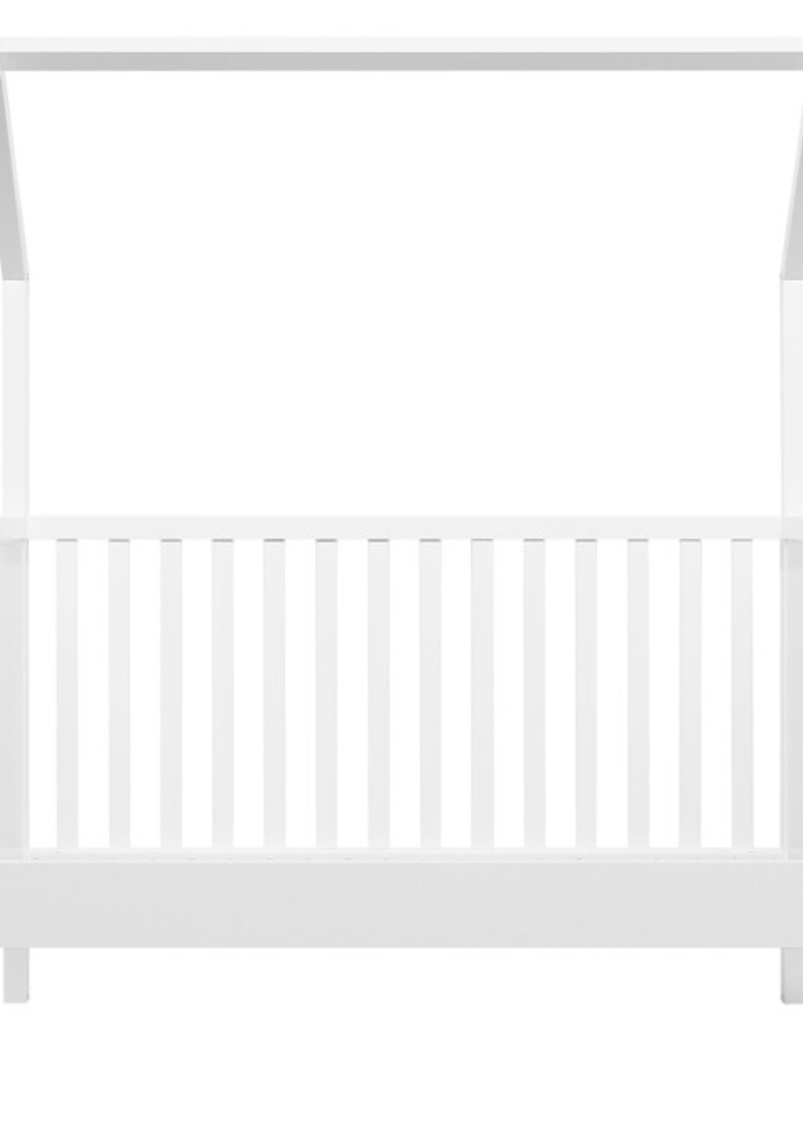 BOPITA Lit 70x140cm Ma première maison blanc