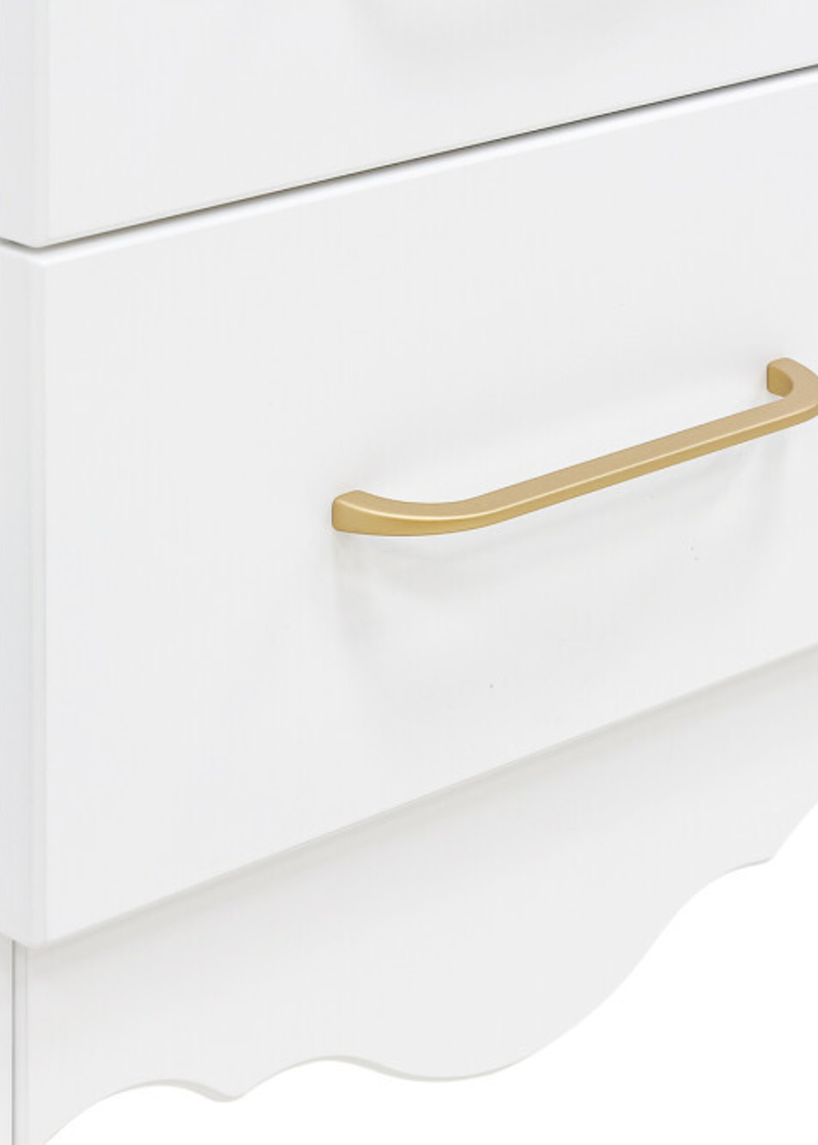 BOPITA Bed 60x120cm + Chest of drawers + Closet Elena white